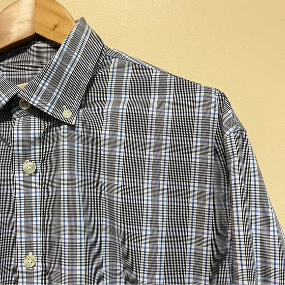 Michael Michael Kors Prince if Whales Check Plaid Button Up Shirt | Regular Fit - Picture 4 of 14